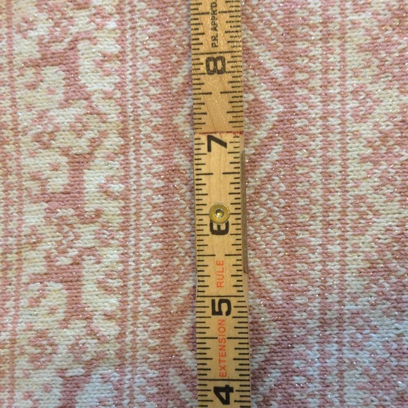 Aspen Kids Size US S 5-6 Pink Reindeer Christmas Print Sweater Dress - Picture 9 of 12